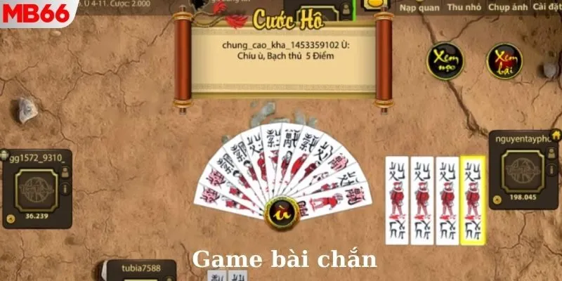 Thông tin giới thiệu siêu phẩm bài chắn đổi thưởng